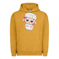Pigment Peanut Butter cute sheep Urban Hoodie - texasbilliewilder