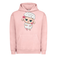 Pigment Salmon cute sheep Urban Hoodie - texasbilliewilder