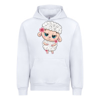 White cute sheep Urban Hoodie - texasbilliewilder