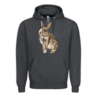 Smoke Rabbit Zipper Hoodie - LillyAllenDesigns