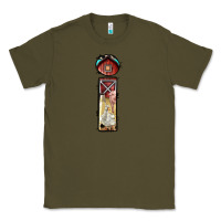 Army Green farm life alphabet lowercase letters i Classic Tee - BundleAndBundleShop