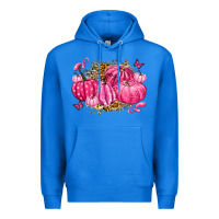 True Royal breast cancer awareness pink pumpkins Premium Hoodie - LillyAllenDesigns