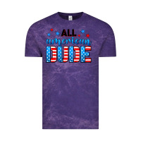 Cloud Purple All American dude Vintage Tee - Neo Western