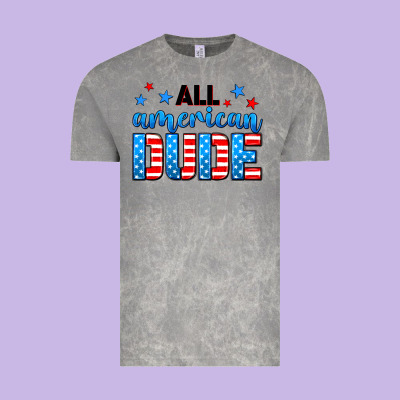 All American Dude Vintage Tee Designed By Neo Western