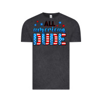 Vintage Black All American dude Vintage Tee - Neo Western