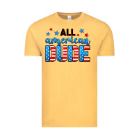 Vintage Mustard All American dude Vintage Tee - Neo Western