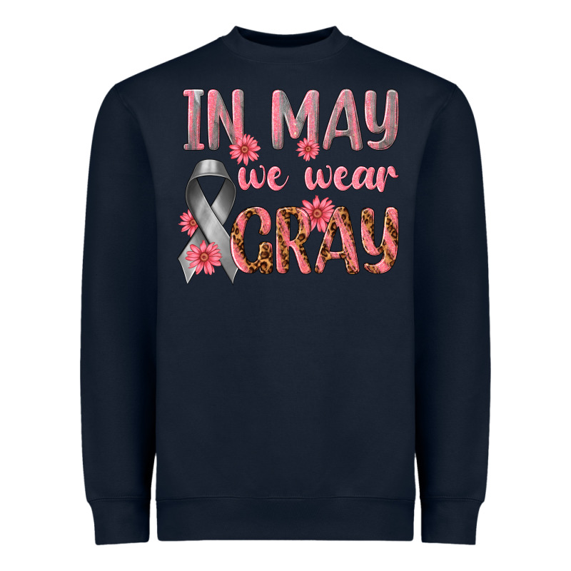 In May We Wear Gray Heavyweight Sweatshirt by texasbilliewilder | Teevron