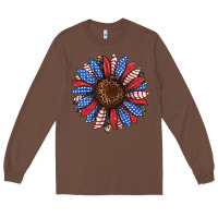 Chestnut usa flag camouflage sunflower Long Sleeve Tee - JahusDesignShop