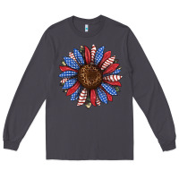 Smoke usa flag camouflage sunflower Long Sleeve Tee - JahusDesignShop