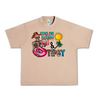 Burro Tan Tipsy Urban Heavy Tee - CowhideDigitalArt