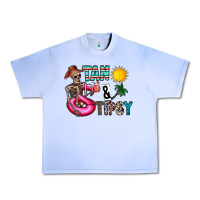 Grape Ice Tan Tipsy Urban Heavy Tee - CowhideDigitalArt