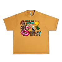 Peanut Butter Tan Tipsy Urban Heavy Tee - CowhideDigitalArt