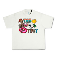 Pistachio Tan Tipsy Urban Heavy Tee - CowhideDigitalArt