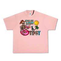Salmon Tan Tipsy Urban Heavy Tee - CowhideDigitalArt