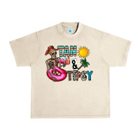 Sandshell Tan Tipsy Urban Heavy Tee - CowhideDigitalArt