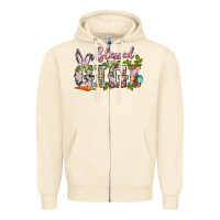 Sandshell blessed gigi easter Zipper Hoodie - BarkalooDesign