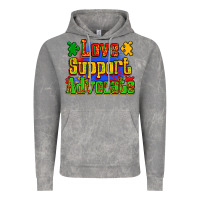 Cloud Rock love support advocate Vintage Hoodie - Zillion Design Studio