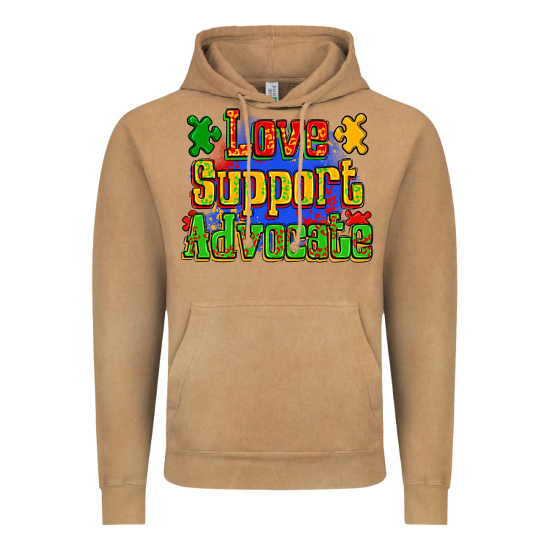 Love Support Advocate Vintage Hoodie by Zillion Design Studio | Teevron