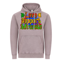 Vintage Zinc love support advocate Vintage Hoodie - Zillion Design Studio