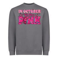 Storm In October We Wear Pink Heavyweight Sweatshirt - texasbilliewilder