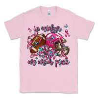 Bubblegum Pink in october we wear pink football Classic Tee - AdoDesignShop