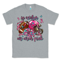 Heather Grey in october we wear pink football Classic Tee - AdoDesignShop