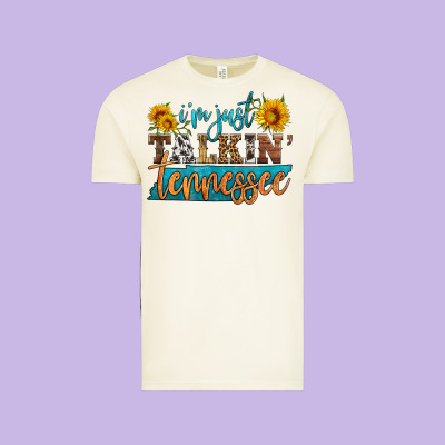 I'm Just Talking Tennessee Vintage Tee Designed By Hra Design Shop