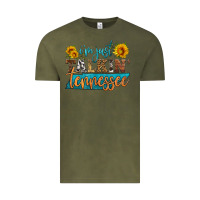 Vintage Olive i'm just talking tennessee Vintage Tee - HRA Design Shop