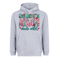 Heather Grey daddy's little girl mommy's whole world Heavyweight Hoodie - MaliasSmallBusiness