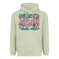 Matcha daddy's little girl mommy's whole world Heavyweight Hoodie - MaliasSmallBusiness