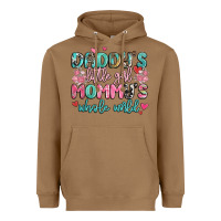 Toasted Coconut daddy's little girl mommy's whole world Heavyweight Hoodie - MaliasSmallBusiness