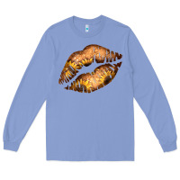 Colony Blue Western Sunflower Lips Long Sleeve Tee - Bettercallsaul