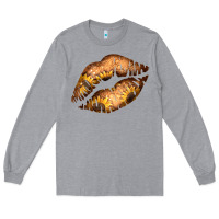 Heather Grey Western Sunflower Lips Long Sleeve Tee - Bettercallsaul