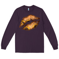 Plum Western Sunflower Lips Long Sleeve Tee - Bettercallsaul