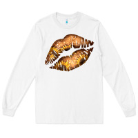 White Western Sunflower Lips Long Sleeve Tee - Bettercallsaul