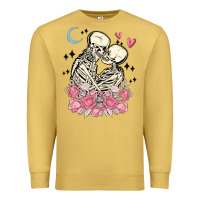 Antique Gold the lovers skeletons Premium Sweatshirt - MaliasSmallBusiness