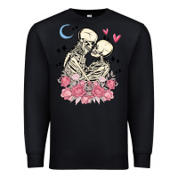 Black the lovers skeletons Premium Sweatshirt - MaliasSmallBusiness