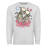 Dove Grey the lovers skeletons Premium Sweatshirt - MaliasSmallBusiness