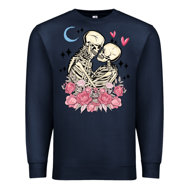 The Lovers Skeletons Premium Sweatshirt by MaliasSmallBusiness | Teevron
