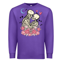 Purple the lovers skeletons Premium Sweatshirt - MaliasSmallBusiness