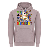 Vintage Zinc it's ok to be different Vintage Hoodie - Zillion Design Studio