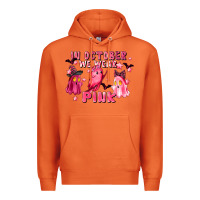 Carrot in october we wear pink Premium Hoodie - LillyAllenDesigns