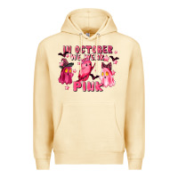 Pina Colada in october we wear pink Premium Hoodie - LillyAllenDesigns