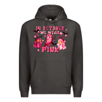 Smoke in october we wear pink Premium Hoodie - LillyAllenDesigns