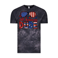 Cloud Black All American dude Vintage Tee - Neo Western