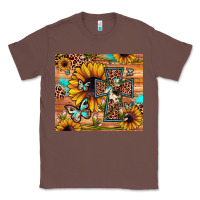 Chestnut cross sunflower butterfly Classic Tee - JahusDesignShop