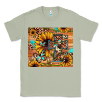 Matcha cross sunflower butterfly Classic Tee - JahusDesignShop