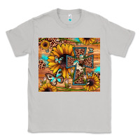 Moon Dust cross sunflower butterfly Classic Tee - JahusDesignShop