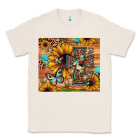 Natural cross sunflower butterfly Classic Tee - JahusDesignShop