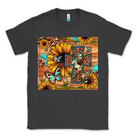 Smoke cross sunflower butterfly Classic Tee - JahusDesignShop